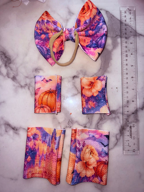 Halloween 6-18m Cuffable 5pc set