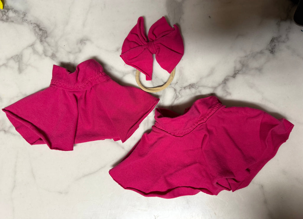 Flared cuffs 3pc set sz 4-7Y